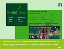 Tablet Screenshot of physiotherapie-neier.at